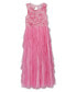 ფოტო #2 პროდუქტის Big Girls Sleeveless Tulle Social Dress