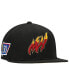 ფოტო #1 პროდუქტის Men's Black Miami Heat 50Th Anniversary Snapback Hat