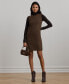 ფოტო #1 პროდუქტის Women's Checked Wool-Blend Shift Dress