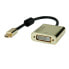 Фото #3 товара ROLINE 12.88.3176 - 0.1 m - Mini DisplayPort - DVI-D - Male - Female - Black - Gold