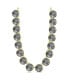 Фото #1 товара kensie charcoal Circle Stone Necklace