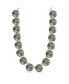 ფოტო #1 პროდუქტის Charcoal Circle Stone Necklace