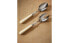 Set of stainless steel salad cutlery (set of 2)