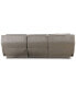 Фото #8 товара CLOSEOUT! Terrine 3-Pc. Fabric Sofa with 3 Power Motion Recliners, Created for Macy's