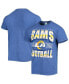 Men's '47 Royal Los Angeles Rams Rocker Vintage-Inspired Tubular T-shirt Синий, Средний - фото #2