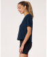 ფოტო #5 პროდუქტის Women's Rebody Essentials V Neck Short Sleeve Top For Women