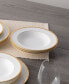 Фото #4 товара Rochelle Gold Set of 4 Soup Bowls, Service For 4