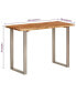 Dining Table 43.3"x19.7"x29.9" Solid Wood Acacia