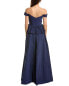 Marchesa Notte Off-Shoulder Taffeta Ballgown Women's