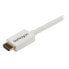 Фото #3 товара StarTech.com 1m (3 ft) White CL3 In-wall High Speed HDMI Cable - Ultra HD 4k x 2k HDMI Cable - HDMI to HDMI M/M - 1 m - HDMI Type A (Standard) - HDMI Type A (Standard) - 4000 x 2000 pixels - 10.2 Gbit/s - White