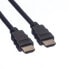 Фото #2 товара ROLINE HDMI High Speed Cable + Ethernet, M/M 1 m, 1 m, HDMI Type A (Standard), HDMI Type A (Standard), Black