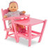 Фото #3 товара Corolle - High Pink Stuhl - Mahlzeit Accessoire - Fr Poupon 36 und 42 cm - 3 Jahre alt