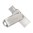 Фото #3 товара USB флеш-накопитель SanDisk Ultra Dual Drive Luxe - 64 GB - USB Type-A / USB Type-C - 3.2 Gen 1 (3.1 Gen 1) - 150 MB/s - Swivel - Stainless steel