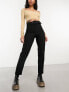 River Island belted peg trouser in black 40 - фото #1