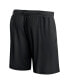 Men's Black San Antonio Spurs Post Up Mesh Shorts