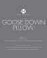European White Goose Down Firm Density Standard/Queen Pillow, Created for Macy's