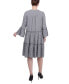 ფოტო #13 პროდუქტის Petite 3/4 Sleeve Tiered Dress