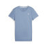 Фото #1 товара Puma Run Favorites Velocity Logo Crew Neck Short Sleeve T-Shirt Womens Blue Casu