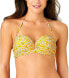 Фото #2 товара California Waves 260997 Women Juniors' Strappy Side Up Bandeau Bikini Top Size S