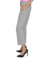 Фото #3 товара Women's Printed Straight-Leg Menswear Pants