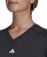 Фото #4 товара Women's Training Moisture-Wicking Logo V-Neck T-shirt