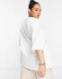 Фото #6 товара Something New Curve X Naomi Anwer oversized t-shirt in white