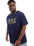 Polo Ralph Lauren Big & Tall floral logo t-shirt classic oversized fit in navy