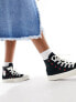 Converse Chuck Taylor All Star Hi cherry trainers in black