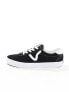 Vans Sport Low trainers in black with white sole