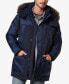 ფოტო #3 პროდუქტის Men's Tripp Oxford Poly & Faux Wool Combo Down Parka