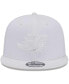 Men's Miami Dolphins Main White on White 9FIFTY Snapback Hat Белый - фото #2