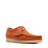 Фото #2 товара Clarks Wallabee 26173637 Mens Orange Oxfords & Lace Ups Casual Shoes