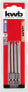 Фото #3 товара kwb Safety Bits - 4 pc(s) - Spanner - Steel - 100 mm - 25.4 / 4 mm (1 / 4") - Hexagonal