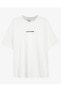 M Graphic Tee Oversize T-shirt Erkek Beyaz Tshirt S232404-100