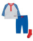 ფოტო #1 პროდუქტის Baby Boys Baseball T-shirt, Jogger Pants and Socks, 3 Piece Set