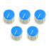 Фото #1 товара Potentiometer knob GS18 gray-blue - 6/18mm - 5 pcs.