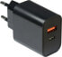 Inter-Tech PD-Charger USB C,PSU PD-2120, PD+QC 20W schwarz