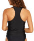 Juniors' Simply Core Racerback Tankini Top