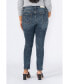 Фото #3 товара Plus Size High Rise Ankle Skinny Jeans