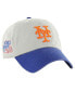 Men's Gray/Royal New York Mets Sure Shot Classic Franchise Fitted Hat