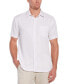 ფოტო #1 პროდუქტის Men's Regular-Fit Two-Tone Floral Jacquard Shirt