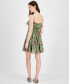 ფოტო #6 პროდუქტის Juniors' Printed Tiered Ruffle-Trim Fit & Flare Dress