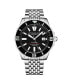 ფოტო #2 პროდუქტის Men's Depthmaster Silver-tone Stainless Steel , Black Dial , 43mm Round Watch