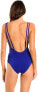JETS SWIMWEAR AUSTRALIA Women's 249431 Plunge Halter One-Piece Swimsuit Size 8