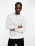 Puma poolside back print sweatshirt in grey