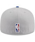 Фото #3 товара Men's Gray, Blue Detroit Pistons Tip-Off Two-Tone 59FIFTY Fitted Hat