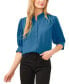 ფოტო #1 პროდუქტის Women's 3/4-Sleeve Collared Button Down Blouse