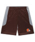 Фото #3 товара Men's Brown Cleveland Browns Big and Tall Team Logo Shorts