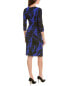 Фото #2 товара Joseph Ribkoff Abstract Midi Dress Women's Black 24