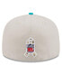 Фото #3 товара Men's Stone, Aqua Miami Dolphins 2023 Salute To Service 59FIFTY Fitted Hat